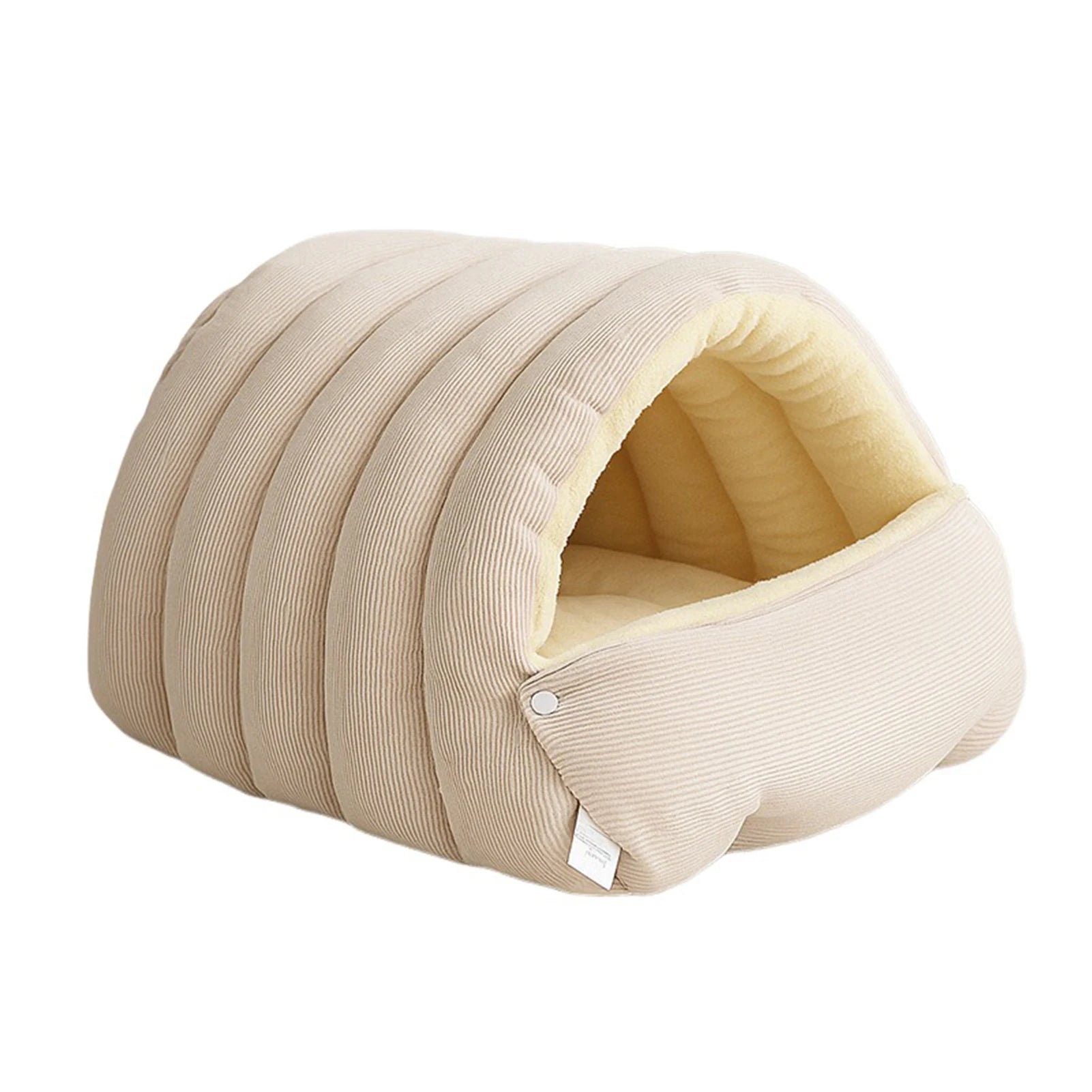 Removable Pet Cave Bed Plush Warm Tent Bed for Dogs and Cats