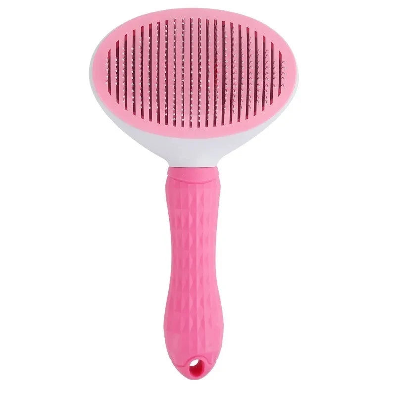 Self Cleaning Pet Grooming Brush Dog Cat Hair Remover Comb