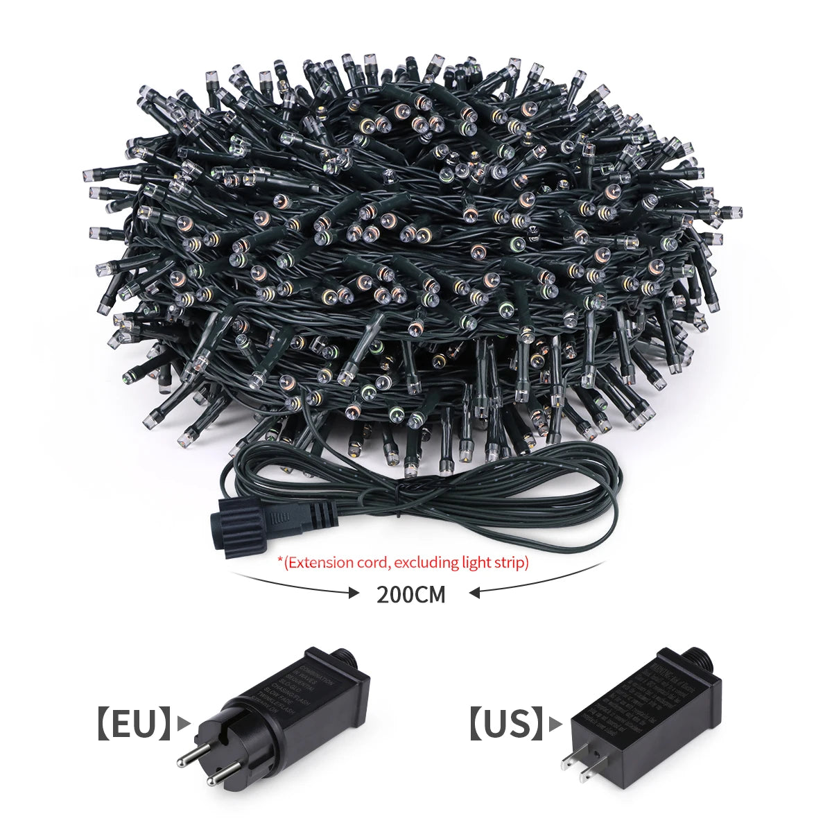 Waterproof LED Fairy String Lights 10M to 100M Outdoor Holiday Decor