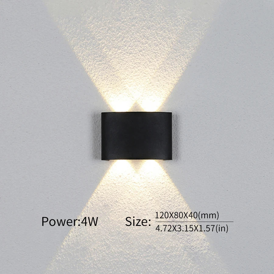 Modern LED Wall Light Up Down Lamp 2W to 10W Indoor Outdoor