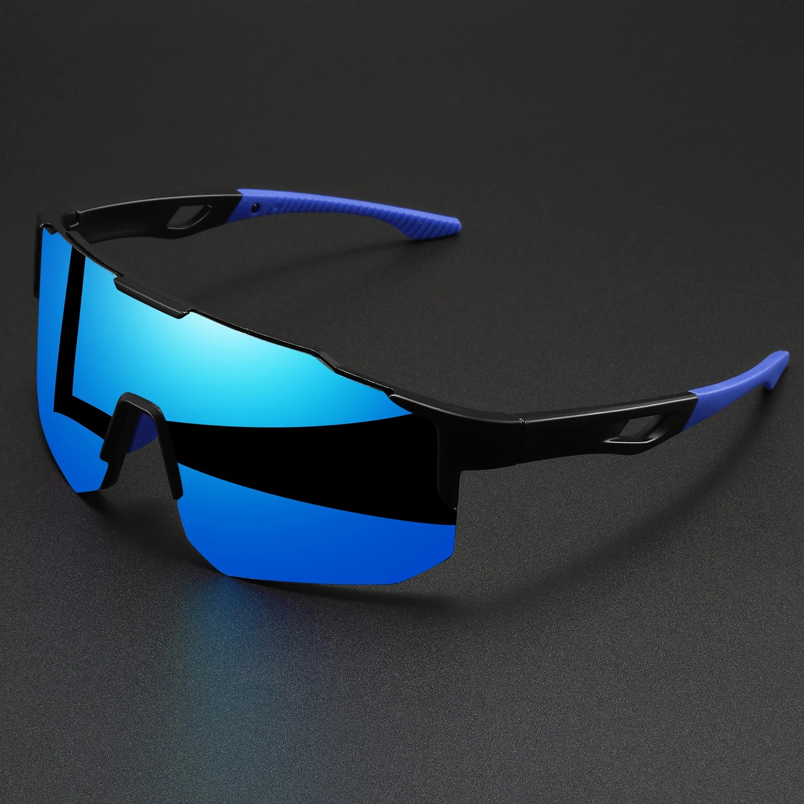 Oversized Wraparound Sports Sunglasses UV400 for Cycling Hiking Outdoor