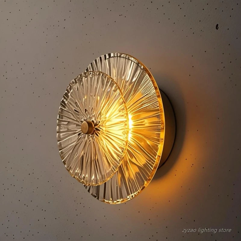 Post-Modern Luxury Glass Wall Sconce LED Lighting