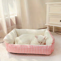 Petique Anchor Away Reversible Pet Bed Anti Anxiety Nonskid Comfort Bed