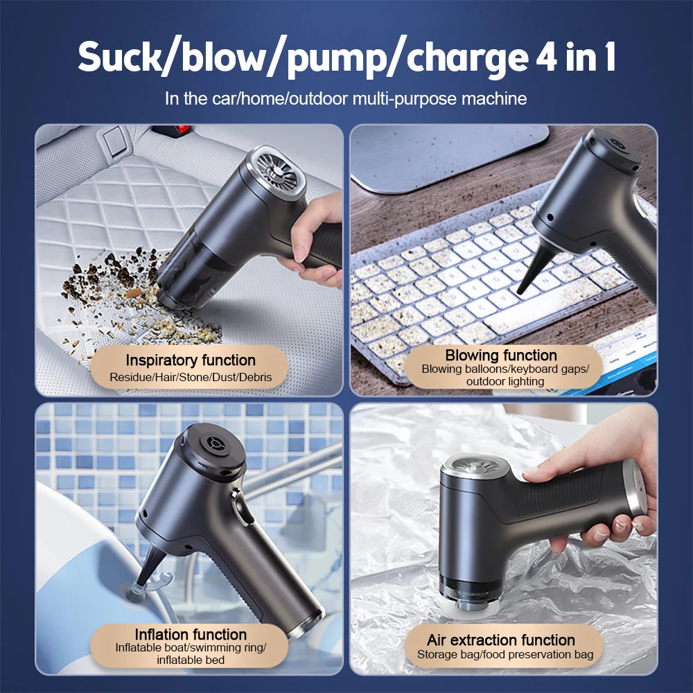Powerful Handheld Vacuum Cleaner – Wireless, Portable & Efficient