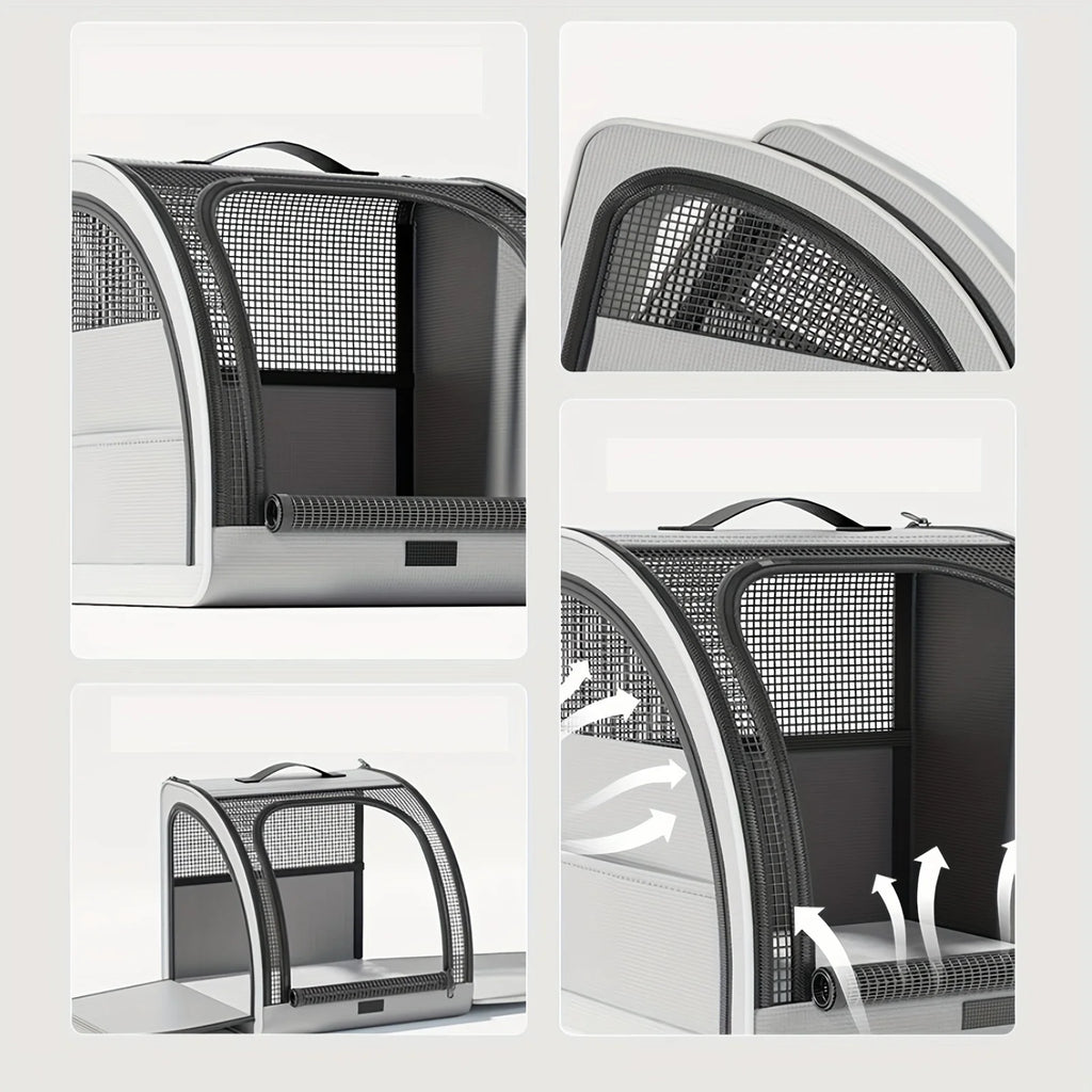 Portable Pet Car Bed Travel Seat for Dogs and Cats