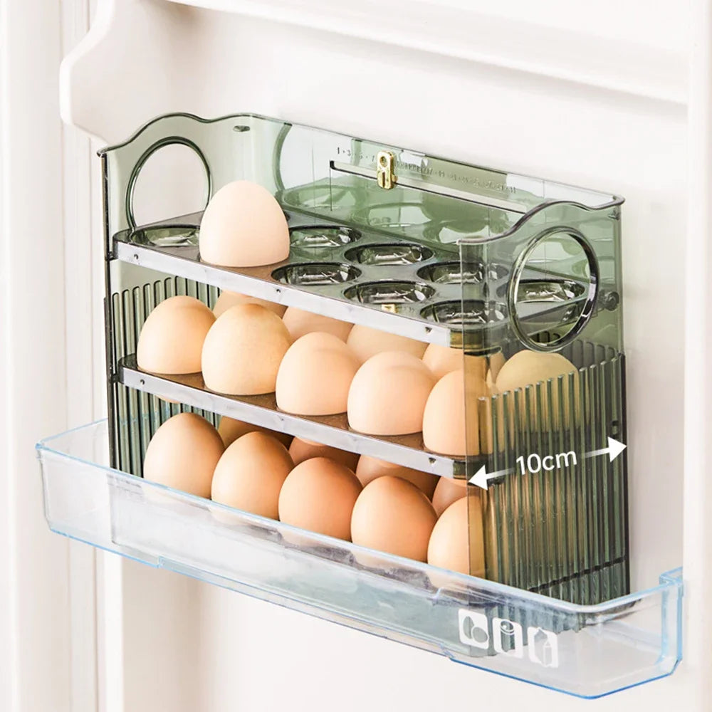 3 Tier Egg Organizer Refrigerator Egg Storage Container