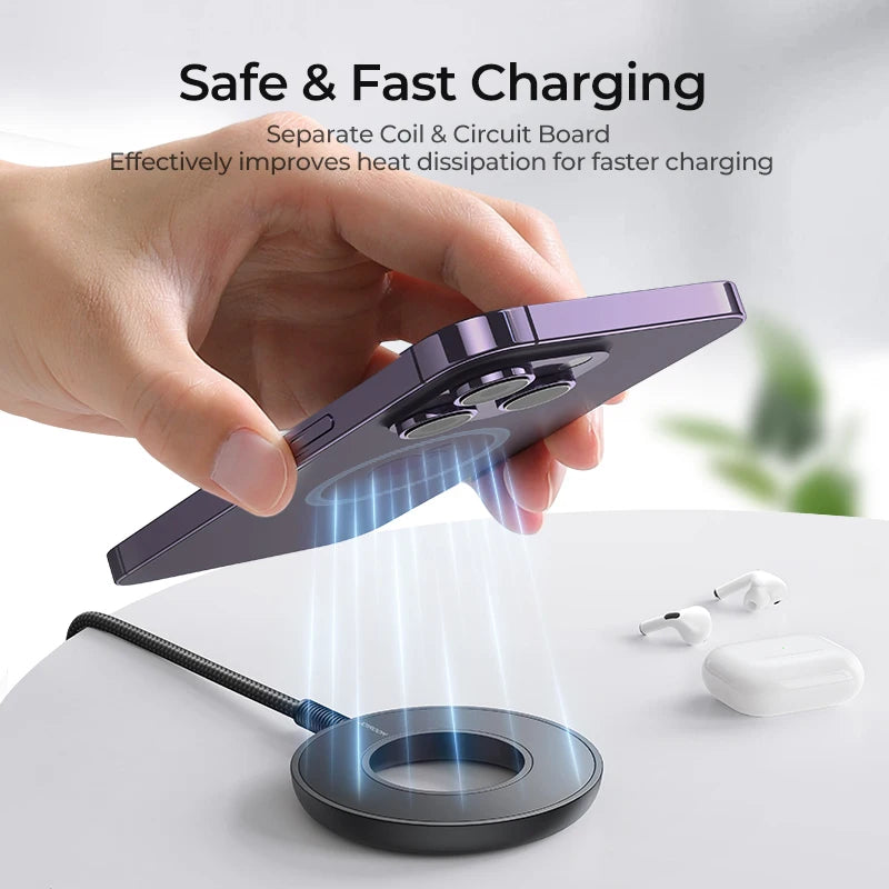 Magnetic Wireless 15W Fast Charger iPhone & Accessories
