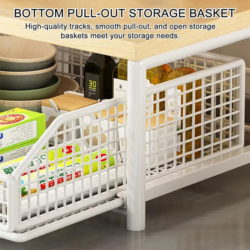 Kitchen Countertop Organizer Multi Use Shelf for Microwave and Spices
