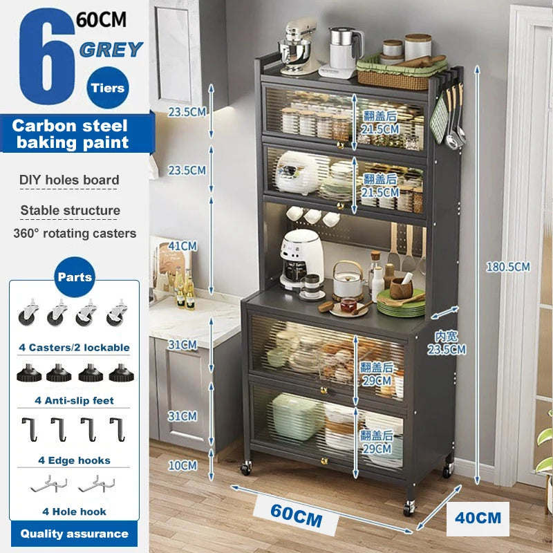 Countertop Organizer Kitchen Pantry Storage Shelf for Home Office