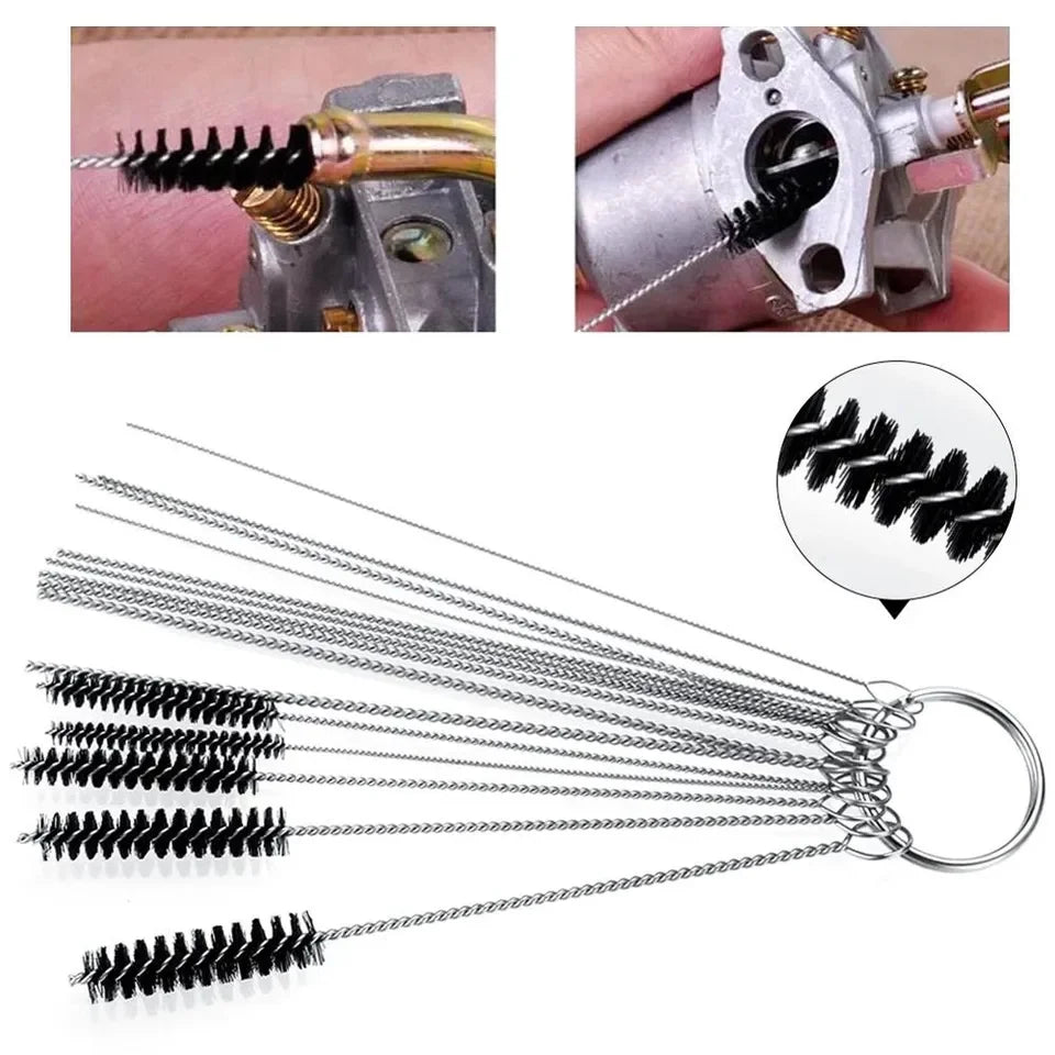 Carburetor Cleaning Tool Kit Jet Needles Brushes Set