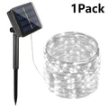 Solar LED Fairy String Lights Outdoor Waterproof Garden Patio Decor