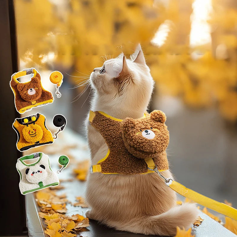 Cute Kitten Collar with Removable Name Tag Pet Necklace