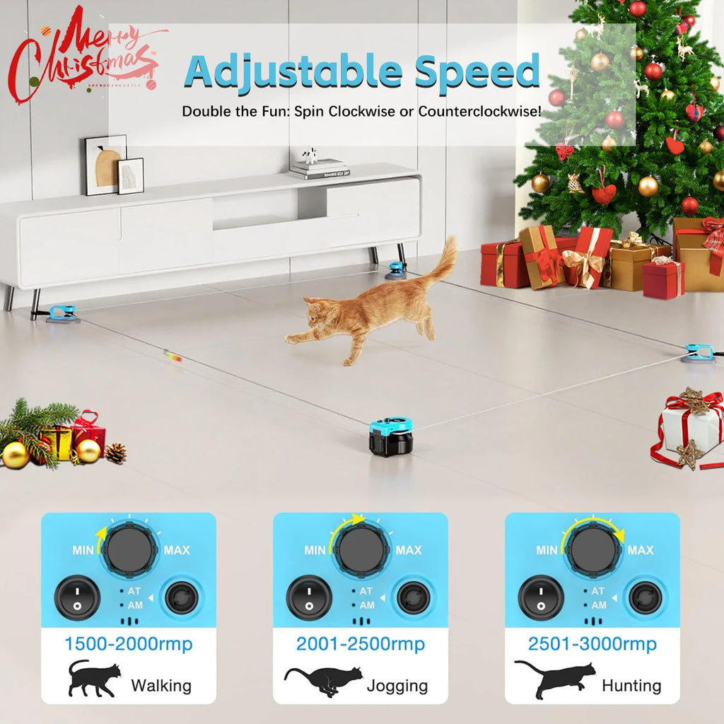 Interactive Cat Toy Wheel Exerciser Indoor Cat Treadmill Toy