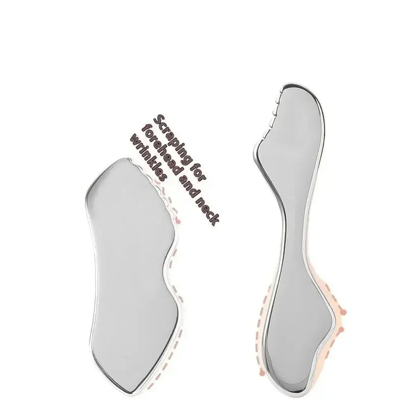 Stainless Steel Face Roller Gua Sha Facial Massage Tool