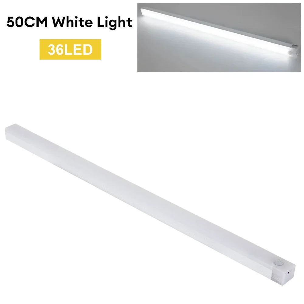Wireless LED Motion Sensor Light Type C Rechargeable Cabinet Lamp