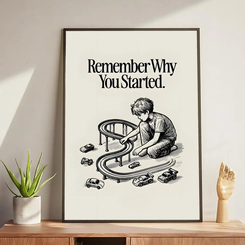 Inspirational Quotes Wall Art Poster Home Office Restaurant Decor