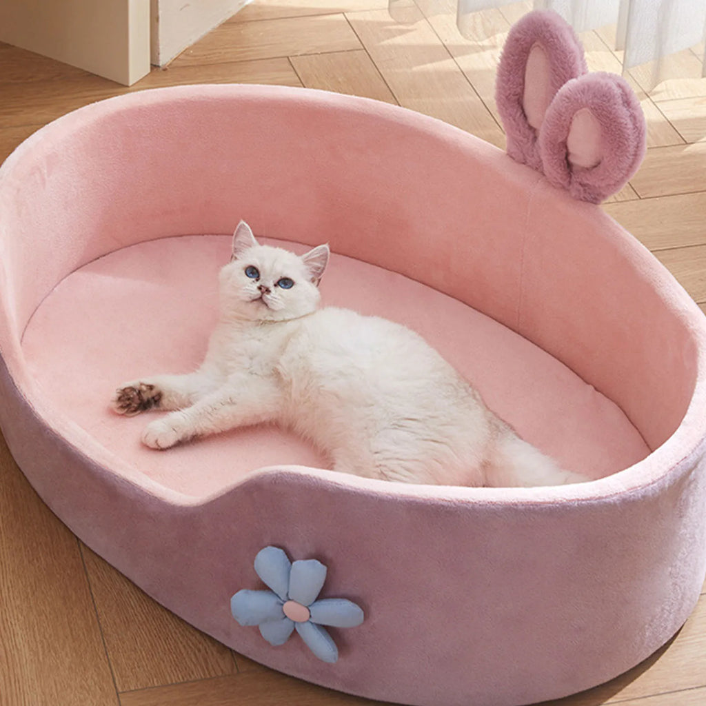 Detachable Washable Pet Bed Soft Dog Cat Sleeping Cushion