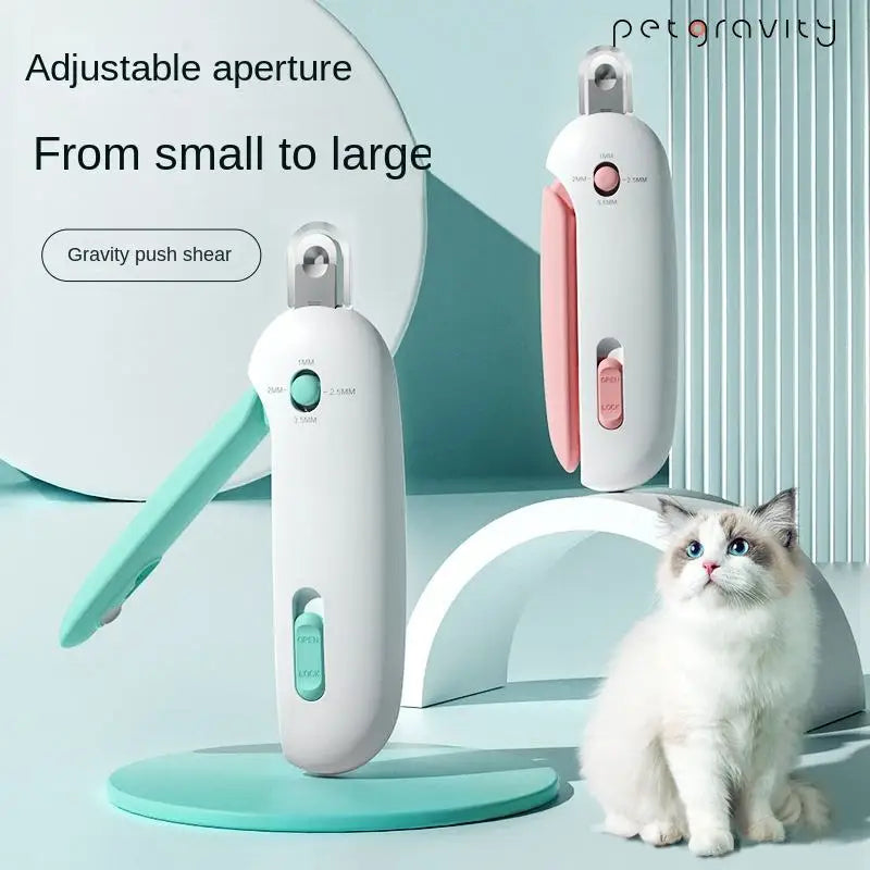 Professional Pet Nail Clippers Adjustable Dog Cat Nail Trimmer
