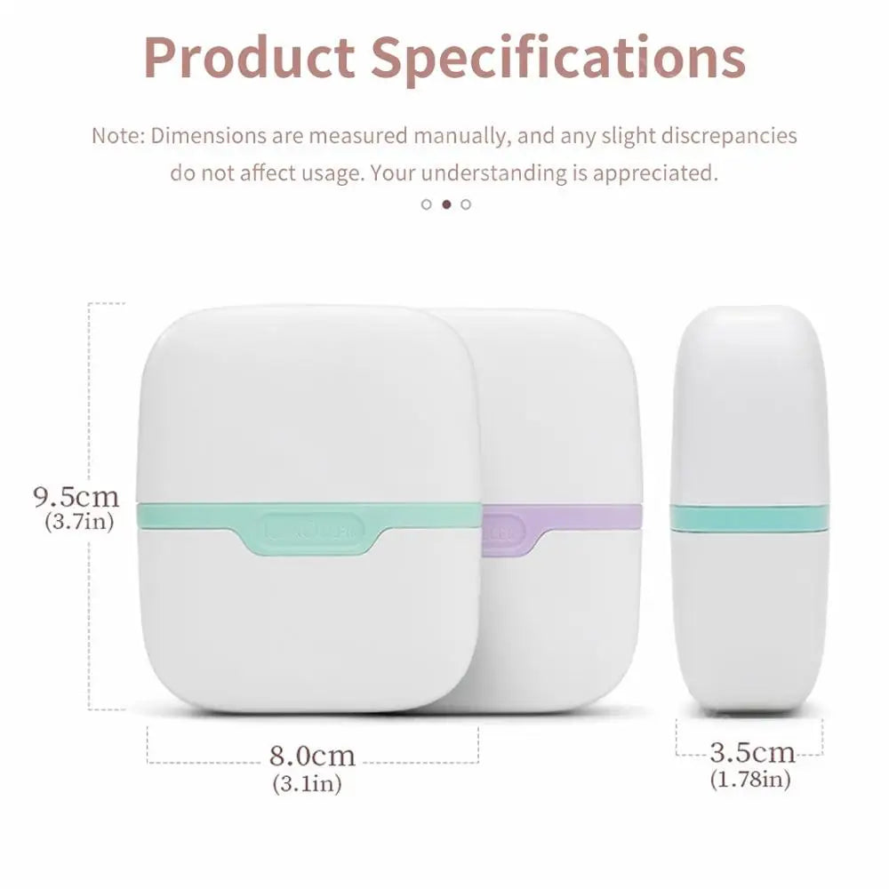 Double Head Facial Ice Roller Resin Face Head Massage Tool