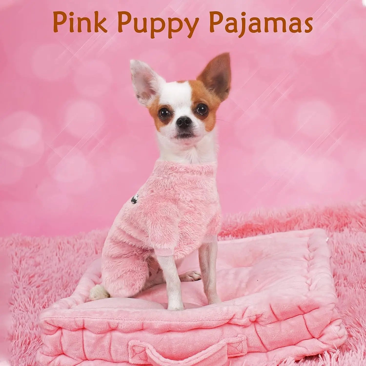 Thermal Velvet Dog Pajamas Winter Jumpsuit for Small Dogs and Cats