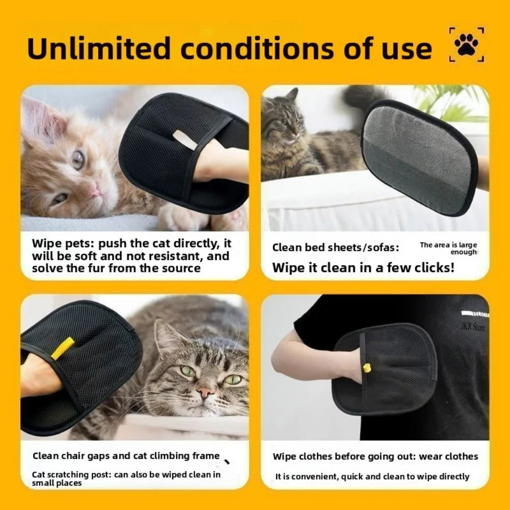 Pet Grooming Glove Dog Cat Hair Remover Deshedding Brush