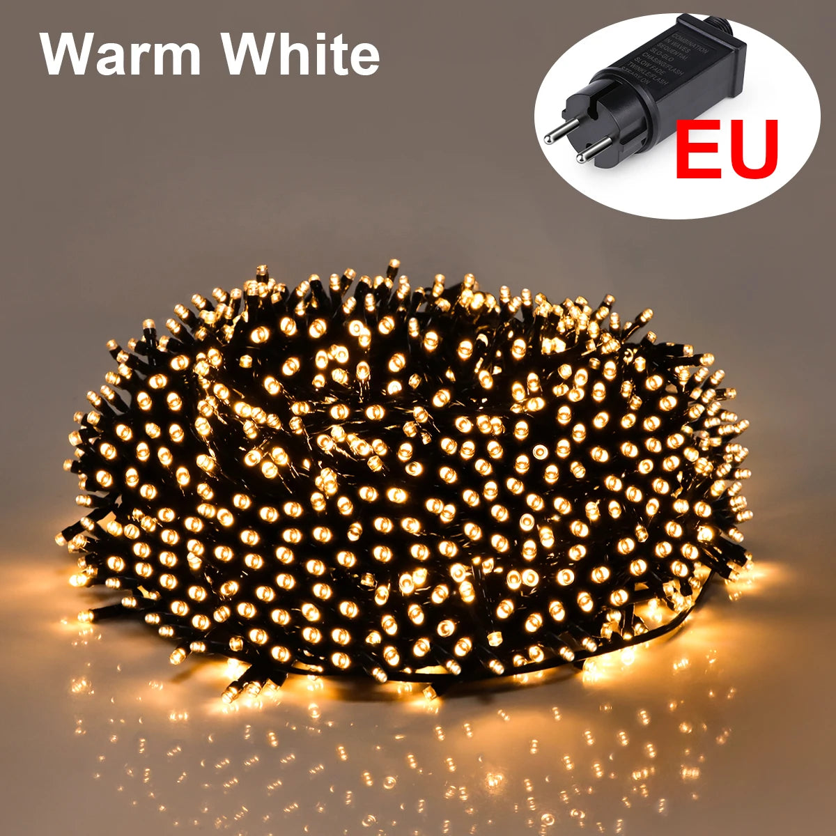 Waterproof LED Fairy String Lights 10M to 100M Outdoor Holiday Decor
