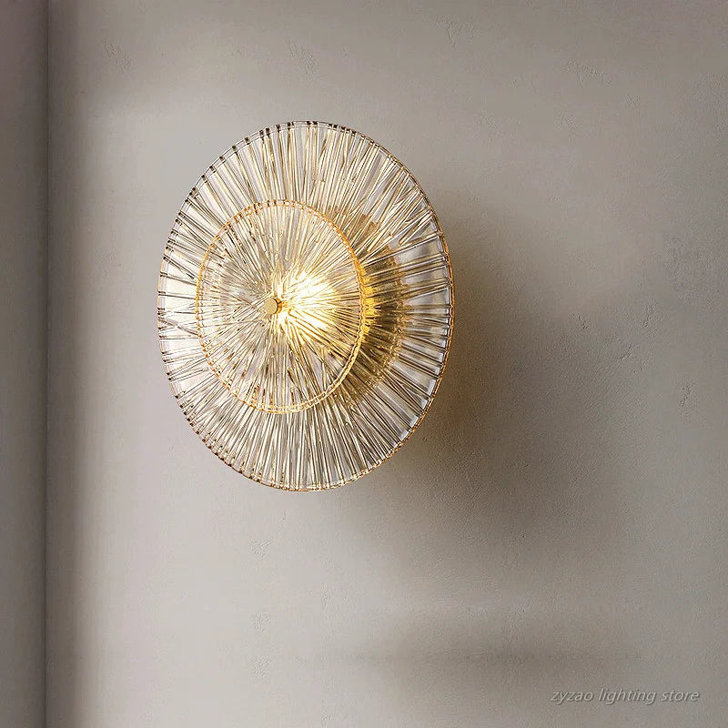 Post-Modern Luxury Glass Wall Sconce LED Lighting