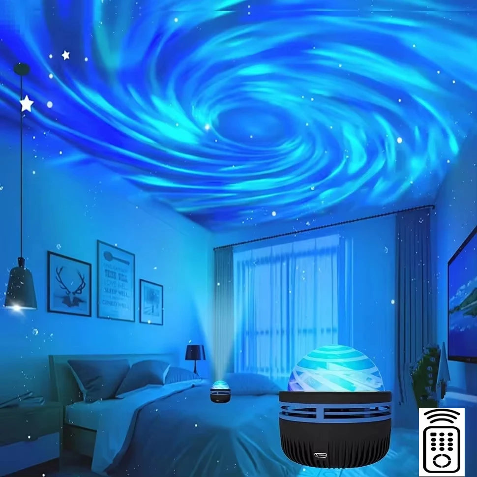 LED Galaxy Star Projector Night Light Colorful Sky Lamp for Bedroom