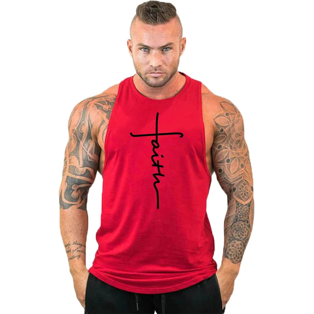 Mens Stringer Gym Tank Top Sleeveless Workout Fitness Shirt
