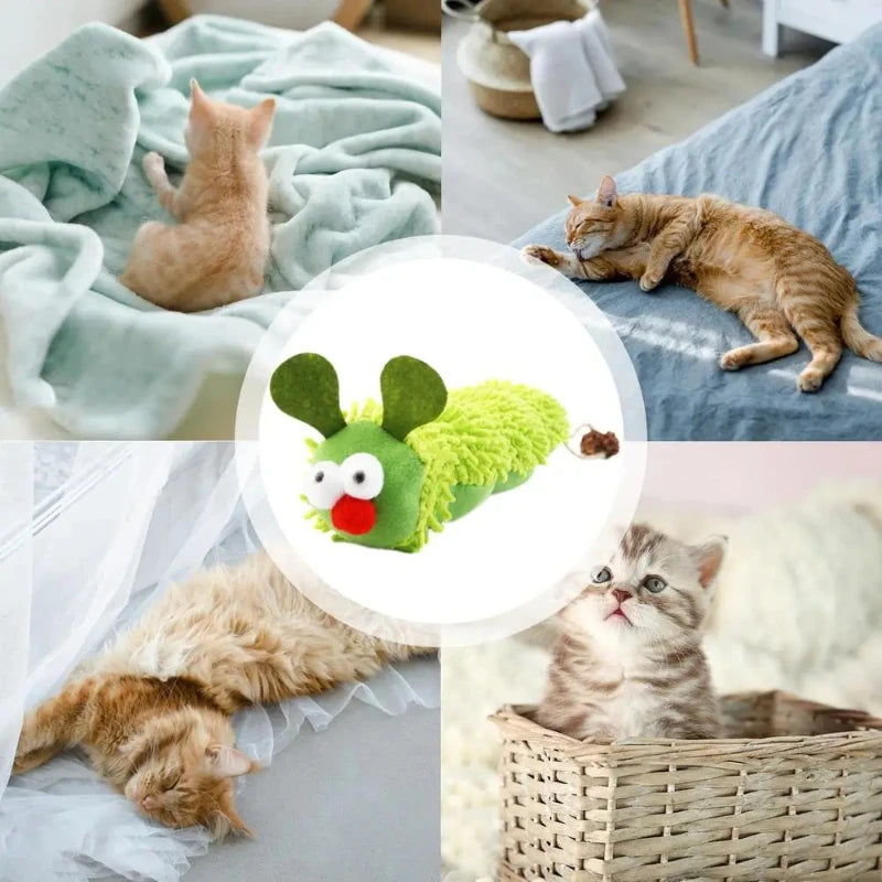 Soft Crinkle Cat Chew Toy Interactive Teething Toy for Cats