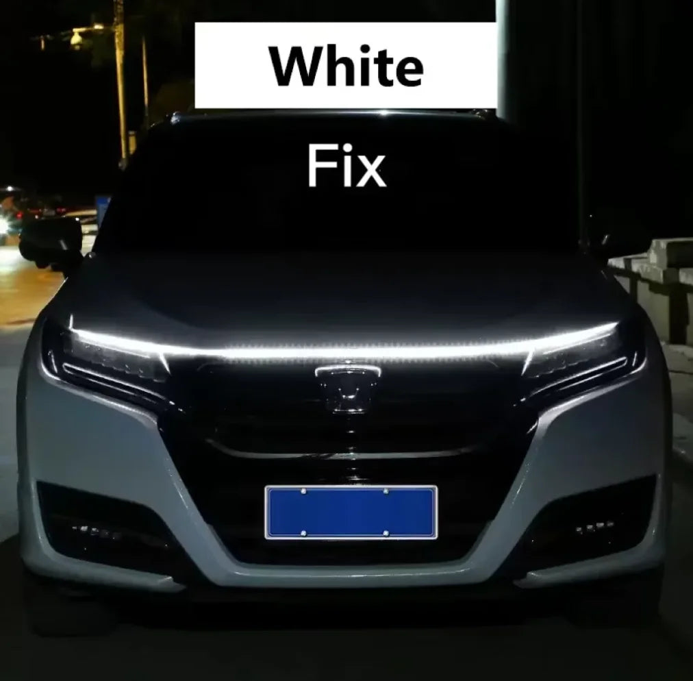 12V LED Daytime Running Light Car Hood Decorative Ambient DRL