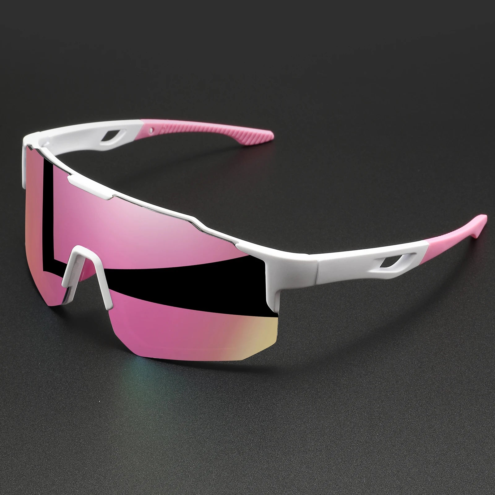 Oversized Wraparound Sports Sunglasses UV400 for Cycling Hiking Outdoor
