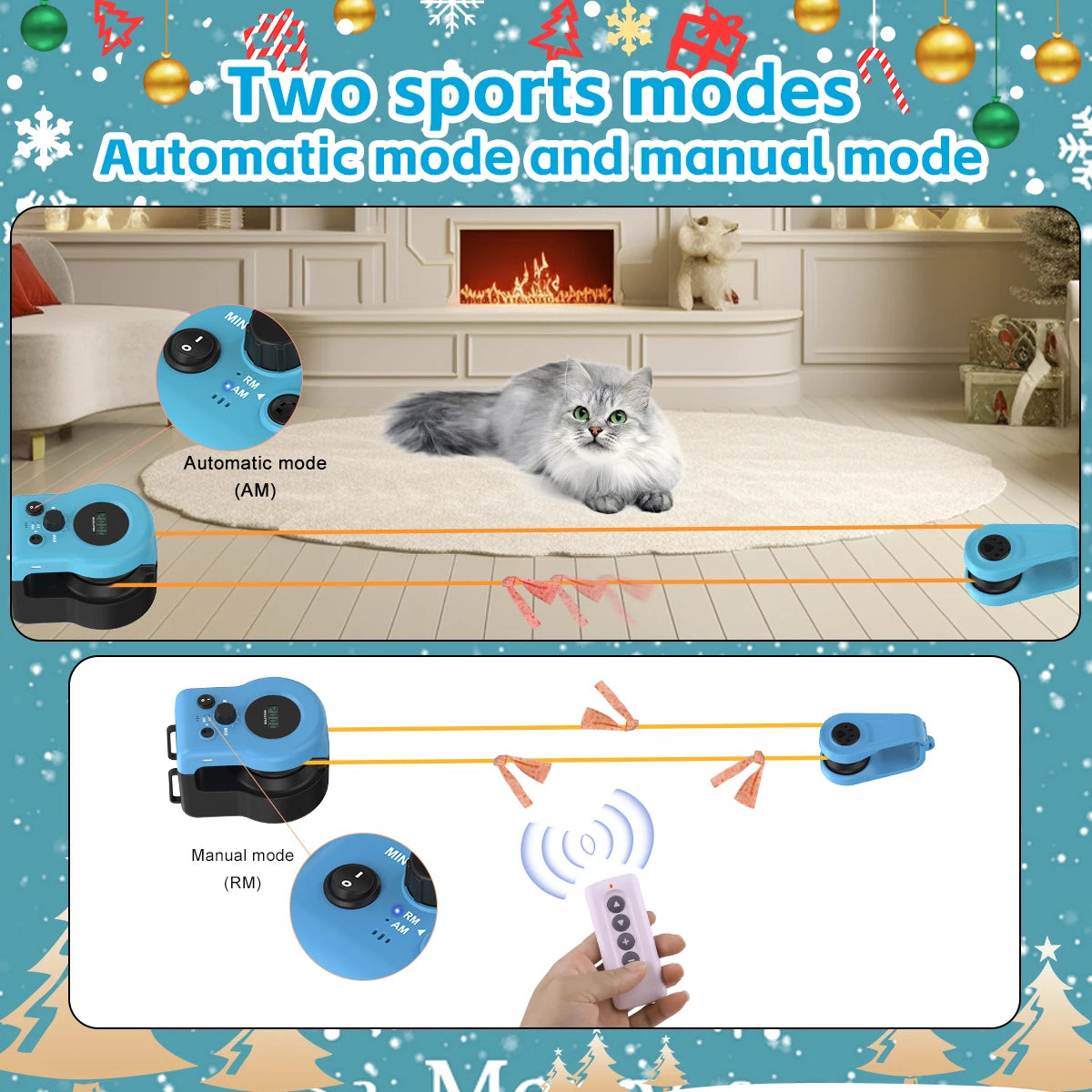 Interactive Cat Toy Wheel Exerciser Indoor Cat Treadmill Toy