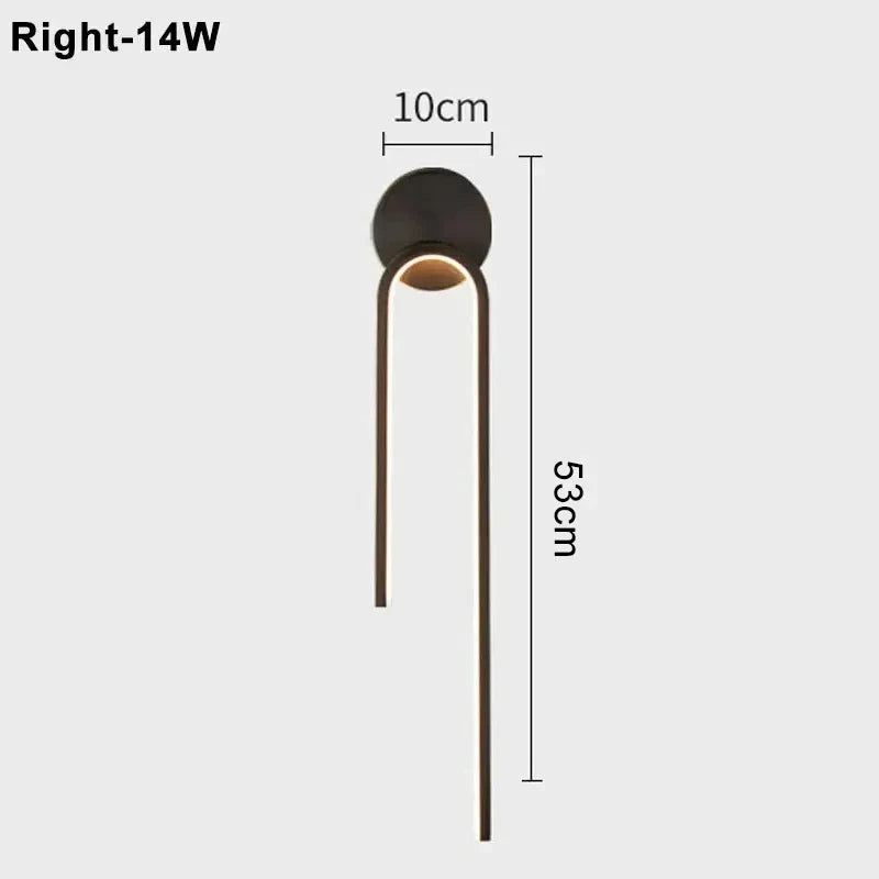 Modern LED Wall Sconce Indoor Light for Living Room Bedroom Bedside