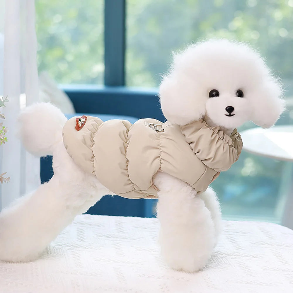 Warm Padded Dog Winter Coat Jacket for Small and Medium Dogs