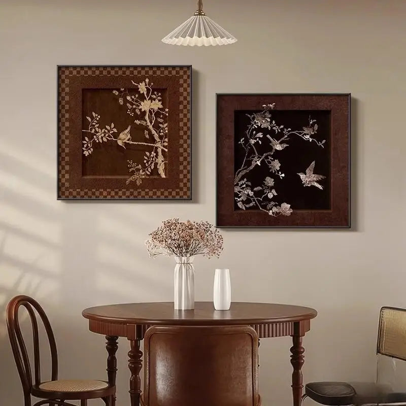 Retro Modern Vintage Wall Art Decor for Living Room Bedroom