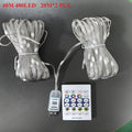 Bluetooth RGB LED String Lights Rainbow Flowing Copper Wire Festive Decor