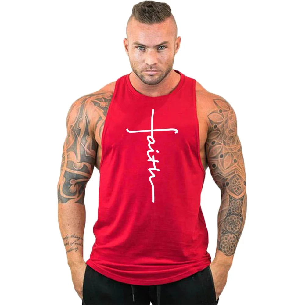 Mens Stringer Gym Tank Top Sleeveless Workout Fitness Shirt