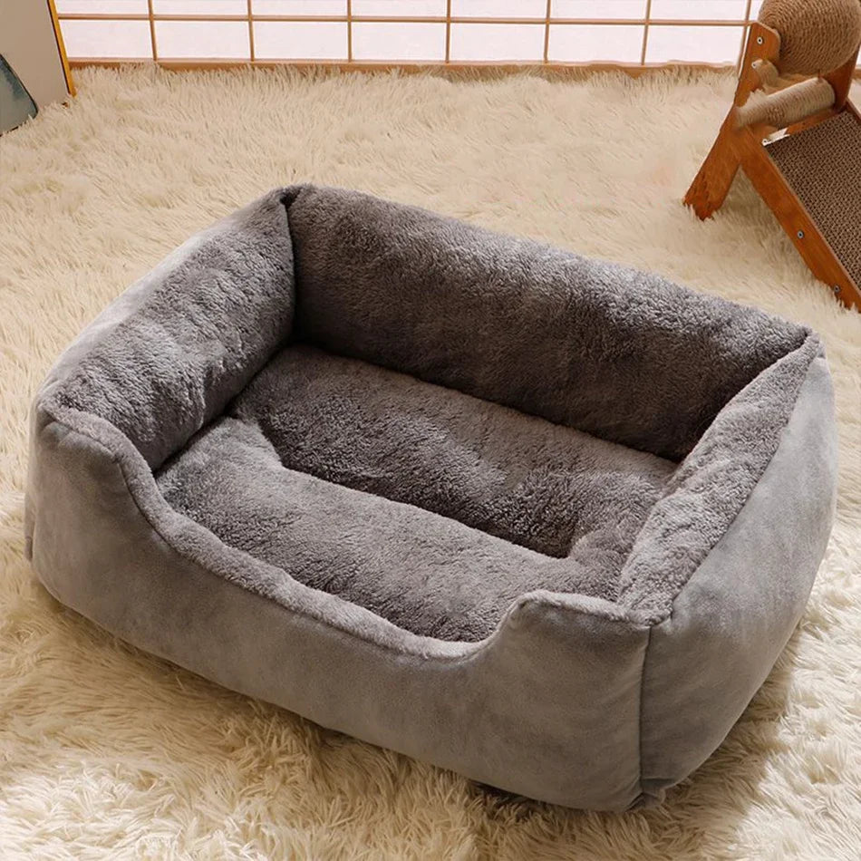 Soft Cat Pet Bed Cozy Cushion Basket House for Cats and Small Dogs