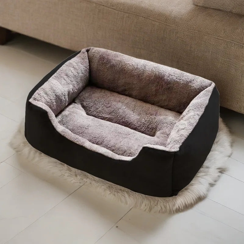 Soft Cat Pet Bed Cozy Cushion Basket House for Cats and Small Dogs