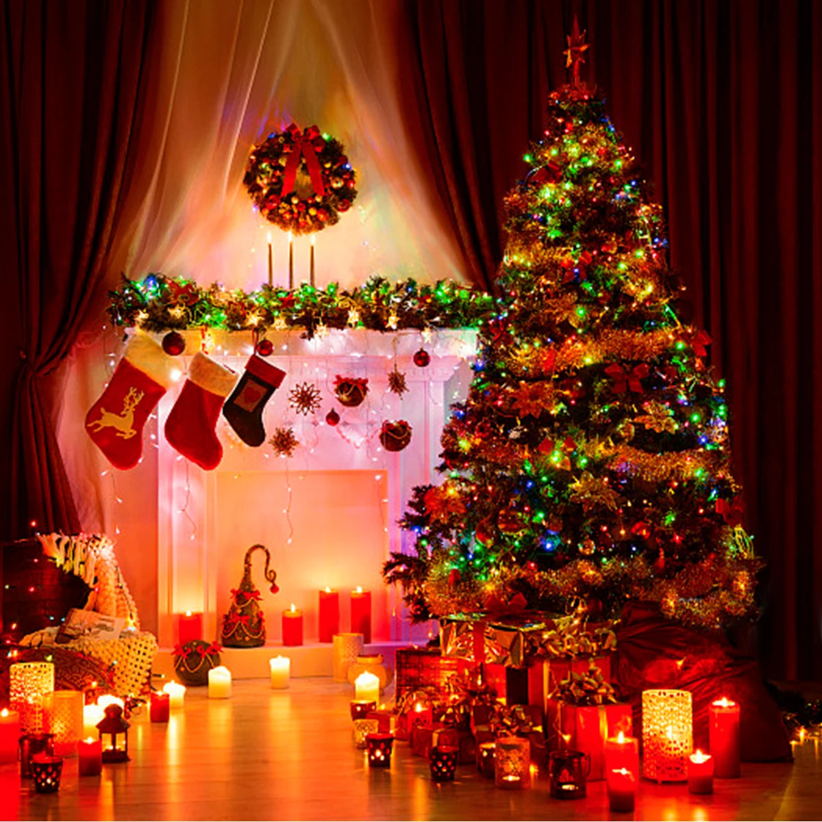 Waterproof LED Fairy String Lights 10M to 100M Outdoor Holiday Decor