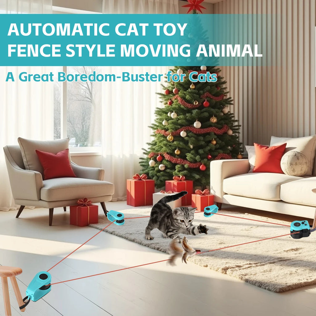 Interactive Cat Toy Wheel Exerciser Indoor Cat Treadmill Toy
