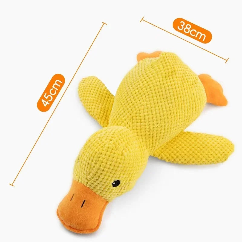 Plush Duck Pet Toy Chew Teething Toy for Dogs and Cats