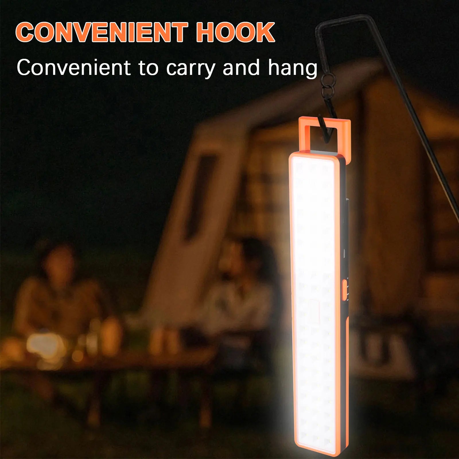 LED Rechargeable Emergency Light Portable Wall Mounted Induction Lamp