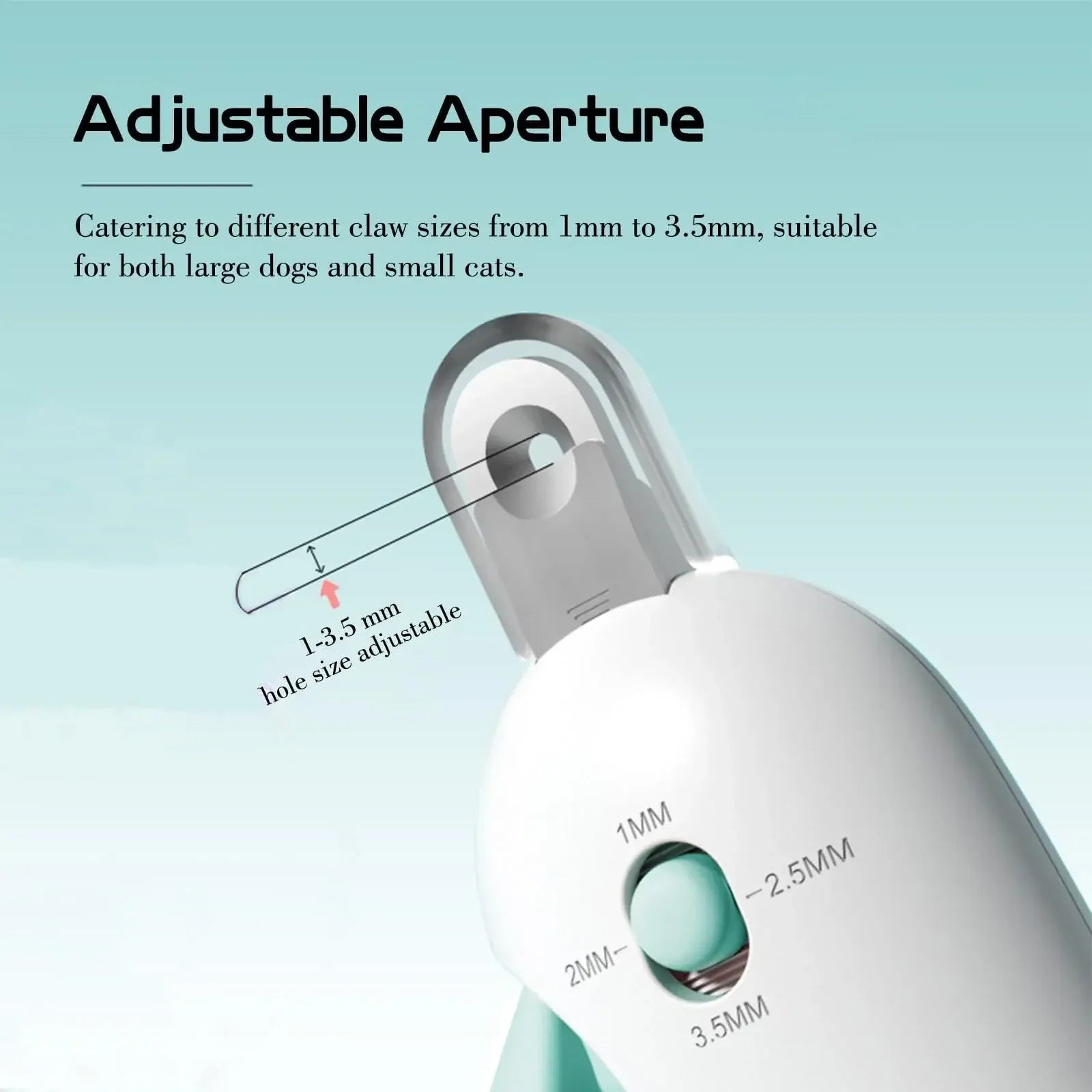 Professional Pet Nail Clippers Adjustable Dog Cat Nail Trimmer