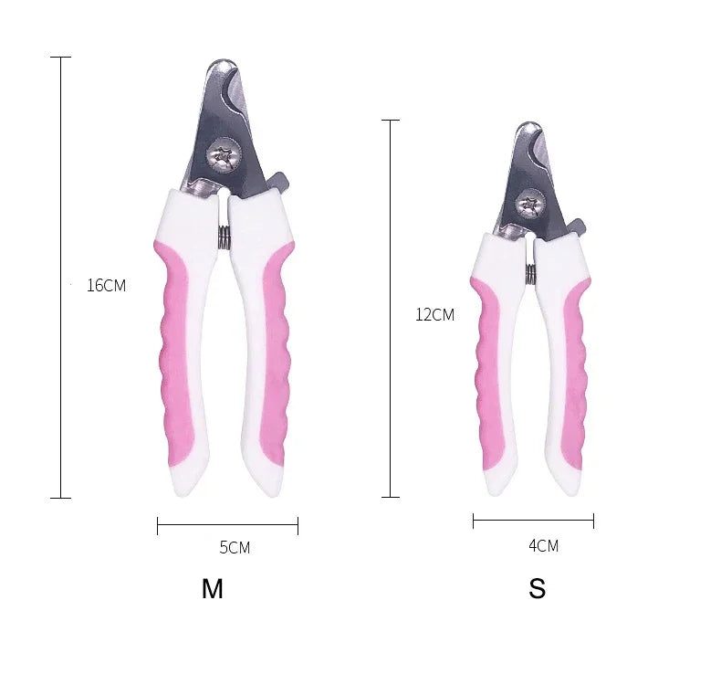 Pet Nail Clippers Dog Cat Claw Trimmer Grooming Tool