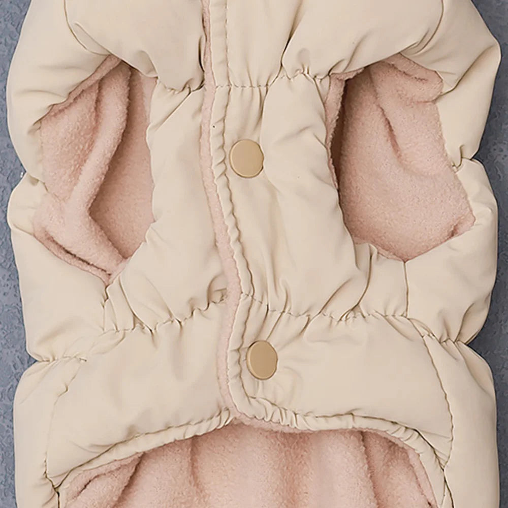 Warm Padded Dog Winter Coat Jacket for Small and Medium Dogs