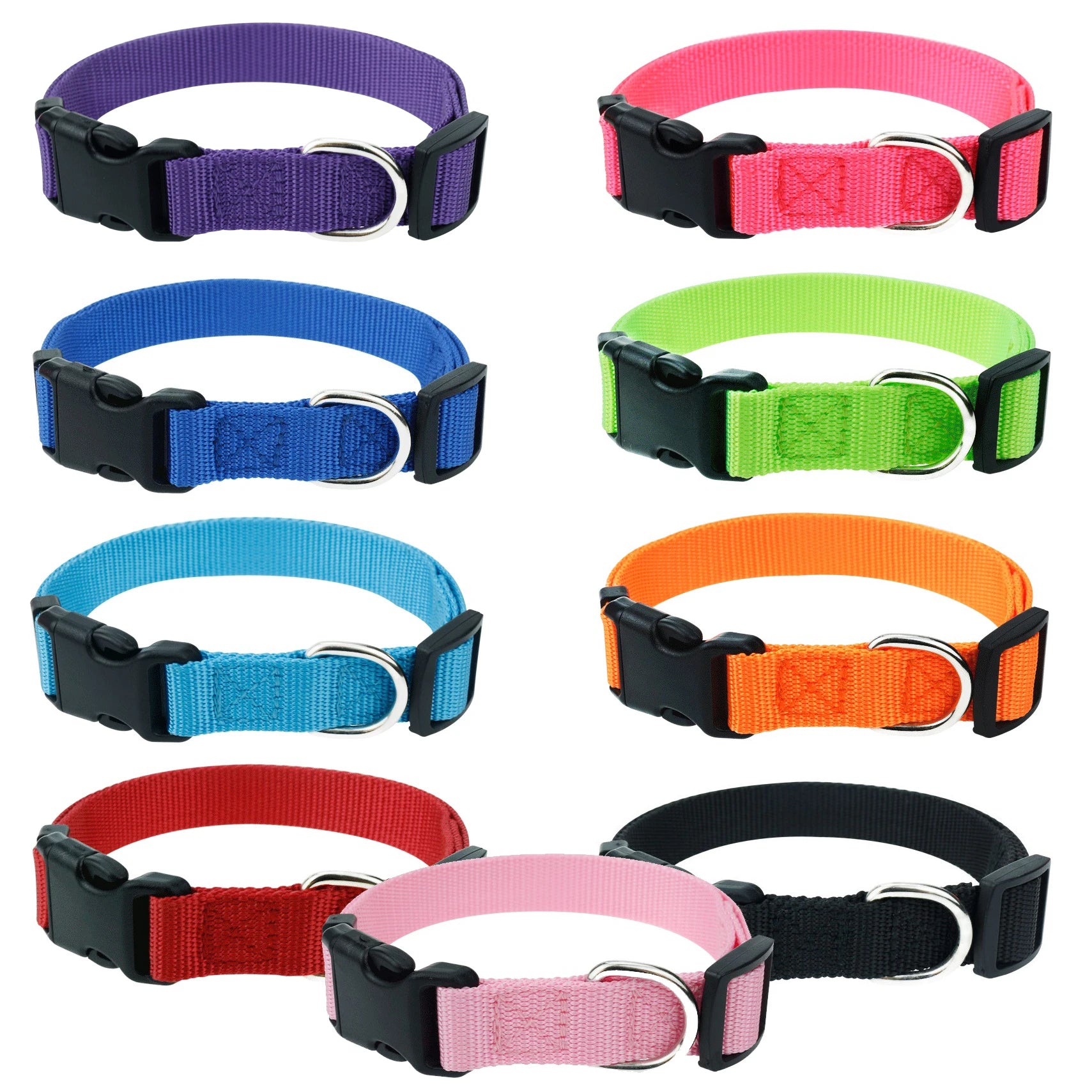 Personalized Dog Collar Custom ID Name Phone Number Nylon Collar