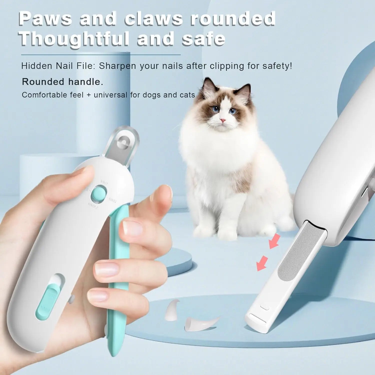 Professional Pet Nail Clippers Adjustable Dog Cat Nail Trimmer