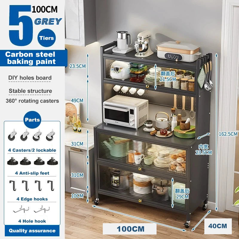 Countertop Organizer Kitchen Pantry Storage Shelf for Home Office